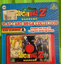 Dragon Ball Z Lot Carte 3d + Cd Carte Rare Neuf Play Card Mega Collection - Image 2