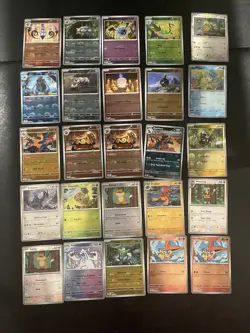 Lot 120x Pokeball Rev Holo Cards Black Bolt White Flare Prismatic Evolutions NM - Image 5