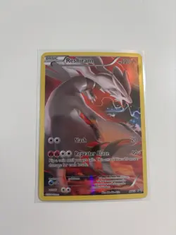 Pokemon TCG Reshiram XY74 Full Art Black Star Promo Card - Image 1