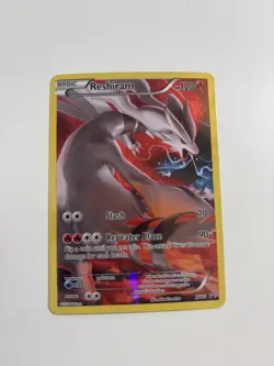 Pokemon TCG Reshiram XY74 Full Art Black Star Promo Card - Image 3