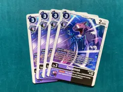 Dorumon BT17-062 Playset Secret Crisis Digimon Card Game x4 - Image 1