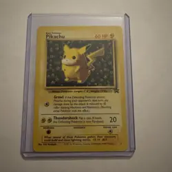 Pikachu # 1 Ivy Black Star Promo Card WOTC 1999 Pokemon TCG - Image 3