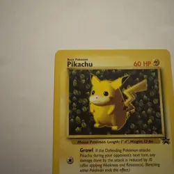 Pikachu # 1 Ivy Black Star Promo Card WOTC 1999 Pokemon TCG - Image 4