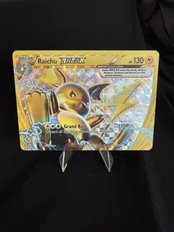Pokemon Lot of 2 BREAK card Raichu Evolutions/Steam Siege - Image 1