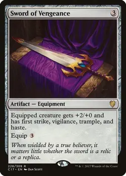 Sword of Vengeance Regular - Commander 2017 MTG-NM - Image 1