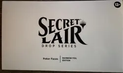 MTG Secret Lair | Spring Superdrop: Poker Faces ~FULL SEALED SET~ *RAINBOW FOIL* - Image 3