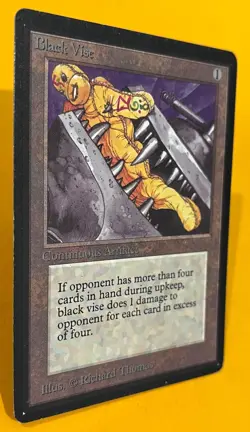MTG BLACK VISE Beta (OldManMTG 007-699) - Image 3
