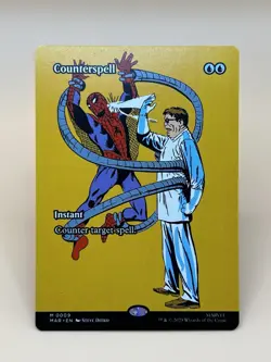 MTG ~ Counterspell ~ Borderless Mythic Regular #9 Spider-Man Eternal Legal : NM - Image 1