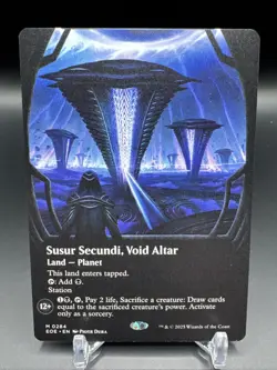 Susur Secundi, Void Altar (Borderless) MTG: Edge of Eternities NM Mythic Land - Image 1