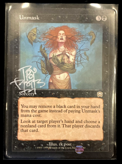 MTG Unmask Mercadian Masques Signed by Artist - Image 1