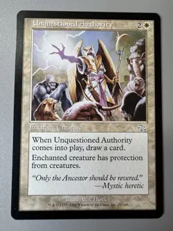 Unquestioned Authority - Judgment Regular Magic The Gathering MTG - Image 1