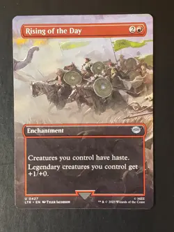 MTG LotR: Rising Of The Day (Borderless) Non-foil 0427 - Image 1