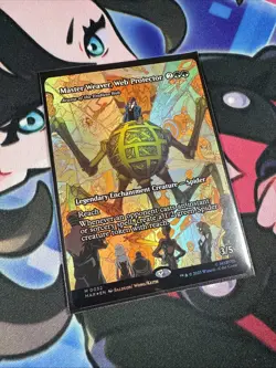 1x Master Weaver, Web Protector Borderless Foil (Marvel Eternal Legal) - Image 2
