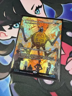 1x Master Weaver, Web Protector Borderless Foil (Marvel Eternal Legal) - Image 3