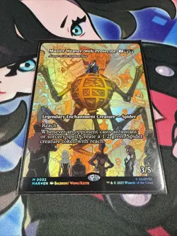 1x Master Weaver, Web Protector Borderless Foil (Marvel Eternal Legal) - Image 4