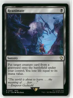 Reanimate 282 NM MTG FINAL FANTASY Commander Magic - Image 1