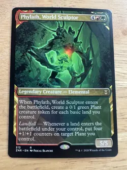 MTG - Phylath, World Sculptor - Showcase - Zendikar Rising - NM, English Magic F - Image 1