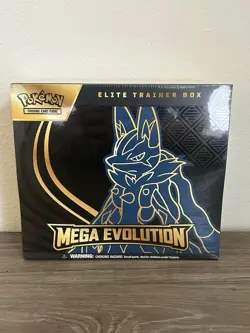 Pokemon TCG Mega Evolution Lucario ETB - In Hand - Ready To Ship - Image 1