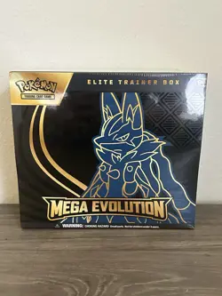 Pokemon TCG Mega Evolution Lucario ETB - In Hand - Ready To Ship - Image 2