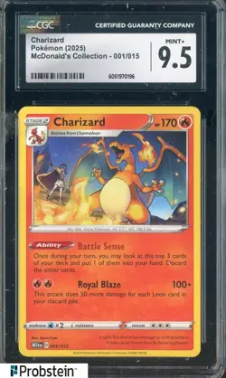 2025 Pokemon Mcdonald's Collection #001/015 Charizard CGC 9.5 MINT+ - Image 1