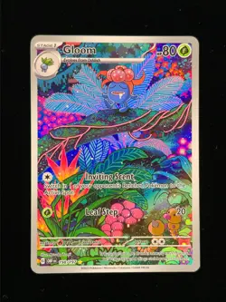 Gloom 198/197 Pokemon Obsidian Flames OBF 2023 NM- - Image 1