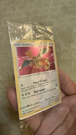 Special Delivery Bidoof - SWSH177 - Pokemon Promo SEALED Holo Mint - Image 2