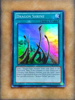 Yugioh Dragon Shrine SDBE-EN019 Super Rare 1st Ed NM - Image 1