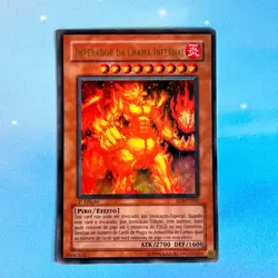 YUGIOH Infernal Flame Emperor ULTRA RARE SD3-PT001 Portuguese Ver Near Mint NM - Image 1