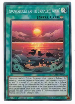 Yu-Gi-Oh! Floowandereeze and the Unexplored Winds 1st Ed. BODE-EN059 Super - Image 1