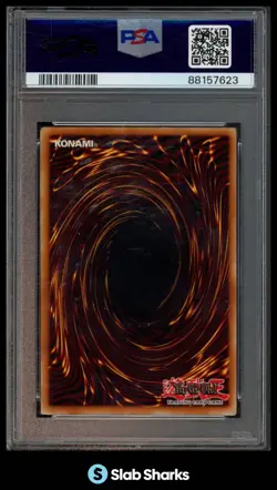 2002 YU-GI-OH! STARTER DECK: KAIBA #SDK-001 BLUE-EYES WHITE DRAGON PSA 9 - Image 2