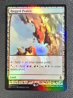 Rugged Prairie Zendikar Expeditions Foil LP MTG Magic Card - Image 1
