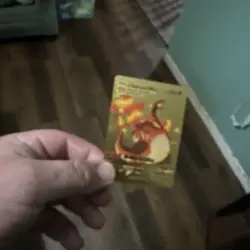 Pokemon Charizard VMAX - Gold Display Card HP350 143/293 Fan Art NM/M - Image 3