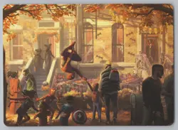 MTG - Spider-Man - Friendly Neighborhood Art Card #2 -r507 - Image 1