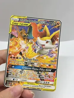 Charizard &Braixen GX HP270 Pokemon Metal Card-Collectible Gift Display. - Image 2
