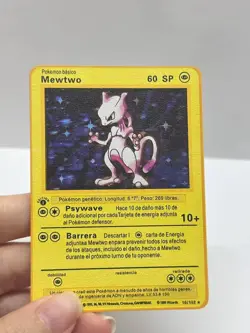 Mewtwo 60SP Pokemon Metal Card-Collectible Gift Display. - Image 1