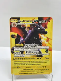 Brillante Charizard GX SP250 Pokemon Metal Card-Collectible Gift Display. - Image 3