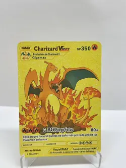 Charizard VMAX SP350 Pokemon Metal Card-Collectible Gift Display. - Image 1