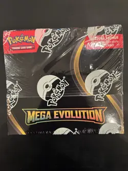 Pokemon TCG Mega Evolution ENHANCED BOOSTER BOX. Includes One Bonus Card - Image 1
