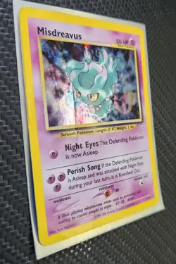 Pokemon TCG Misdreavus Holo Rare Card 11/64 Neo Revelation - Image 2