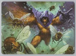 MTG - Spider-Man - Swarm, Being of Bees Art Card #11 -r506 - Image 1