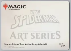 MTG - Spider-Man - Swarm, Being of Bees Art Card #11 -r506 - Image 2