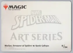 MTG - Spider-Man - Morlun, Devourer of Spiders Art Card #9 -r505 - Image 2