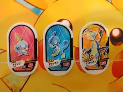 Inteleon Drizzile Sobble Mezastar Pokemon Card Japanese Tag Tip Nintendo - Image 1