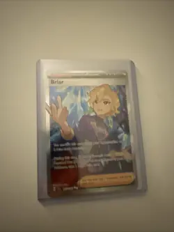 Pokemon Briar 163/142SV07: Stellar Crown Holo Card Near Mint Condition - Image 1