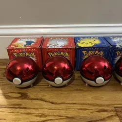 Pokemon 23k Burger King Gold Plated Trading Card Set Red & Blue Box Lot Of 6 - Image 5