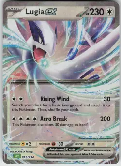 Holo Foil Lugia ex 017/034 Classic Collection Trading Card Game Classic - Image 1