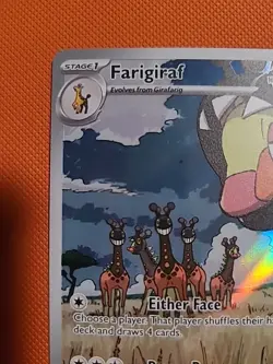 Farigarif 2023 Pokemon Paldea Evolved IR Holo Card #228/193 NM Condition - Image 2