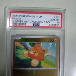 Pamo 217 Pokemon TCG 2024 Summer Campaign Pack Gem Mint 10 Promo Card - Image 2