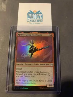1x Spider-Gwen, Free Spirit - Foil NM Eng MTG - Marvel's Spider-Man - Image 1