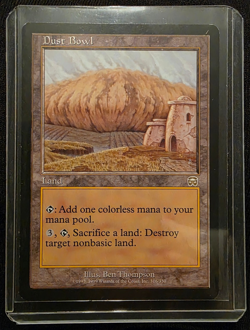 Dust Bowl Mercadian Masques Rare Lightly Played MTG Magic - Image 1